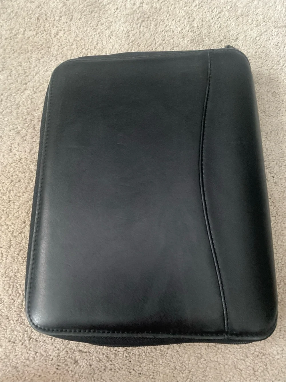Franklin Covey Zip Planner Full Leather Vintage 1996